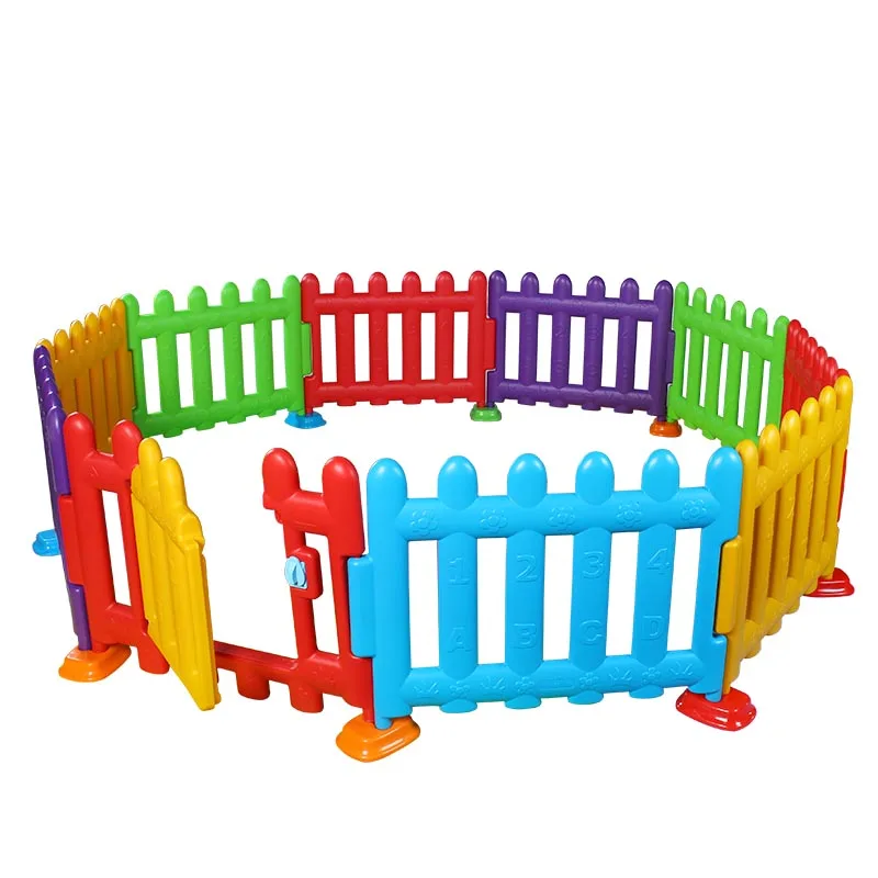 Indoor game fence big size baby play fence home playpen with gate