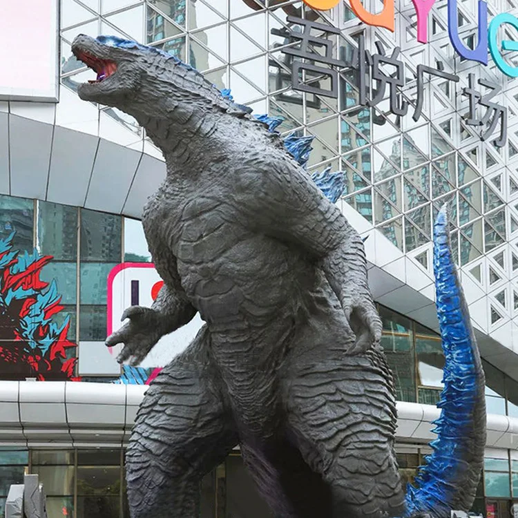 Лидер продаж уличные фигурки короля монстров супер-модель Godzillaed украшение для подарка