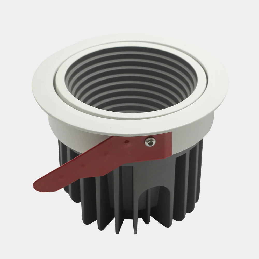 
22- 5W/7W/12W/15W High lumen LED COB Recessed mounted lighting IP55 Deep anti-glare ceiling light 