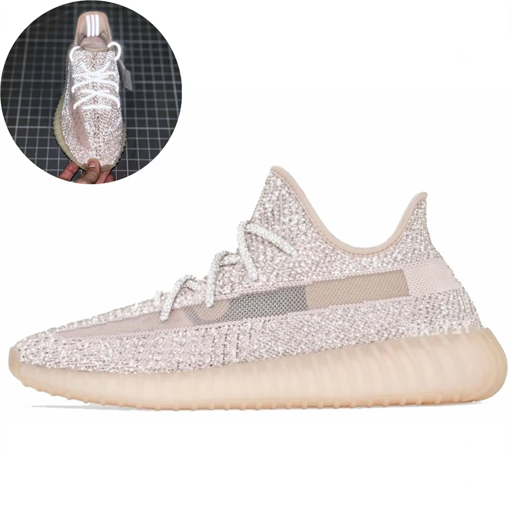  Men Fashion Sneakers Casual 2021 Yeezy 350 Sports Running Air-Cushion Original Quality 1:1 OG Box Zebra Putian KANYE