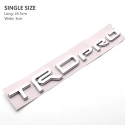 Unique Custom Adhesive Chrome Metal Auto Rear Trunk Letter Badge Car Emblem