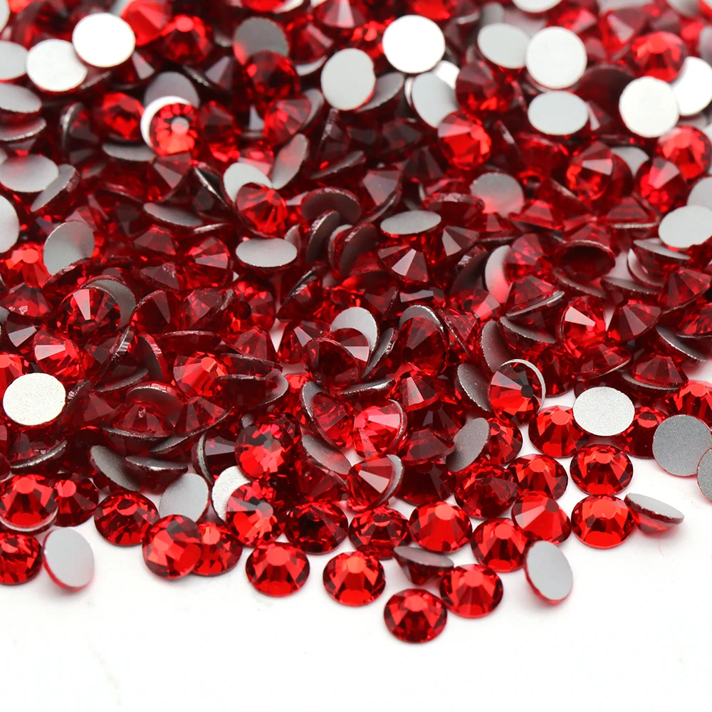 XULIN SS30 288pcs/bag Hyacinth Color Non Hotfix Glass Loose Rhinestone Beads For  Garment Accessories