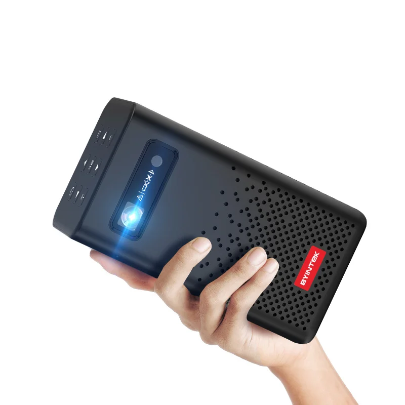 16 лет завода BYINTEK P20 DLP 4K Смарт Android Мини Wi-Fi проектор портативный для домашнего кинотеатра движущийся