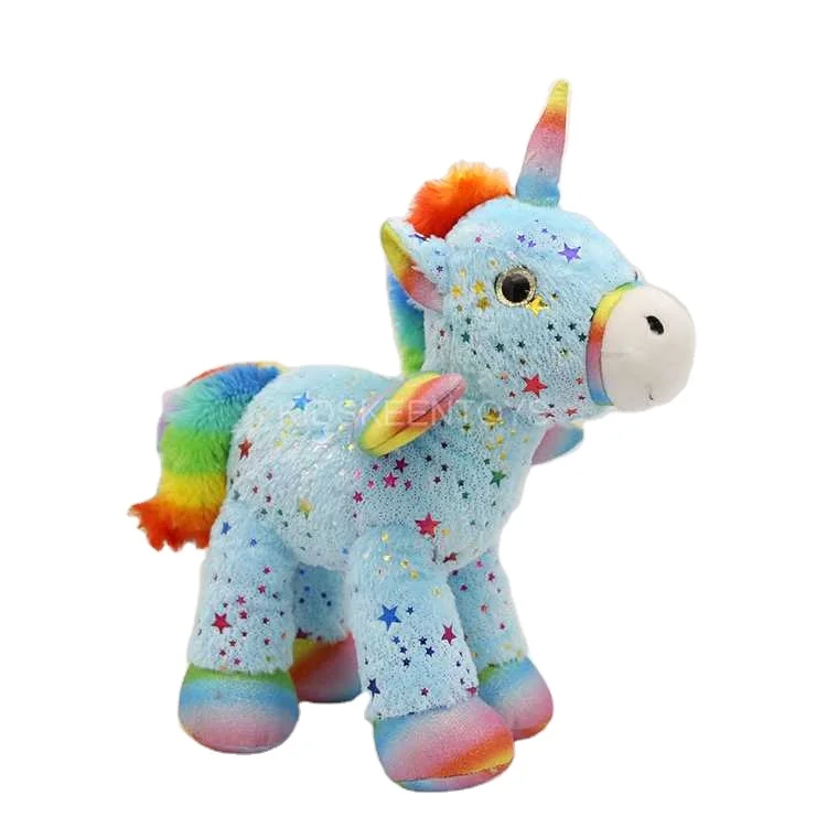 Color fantasy  stuffed toy design  soft Toy plush toy unicorn Pegasus