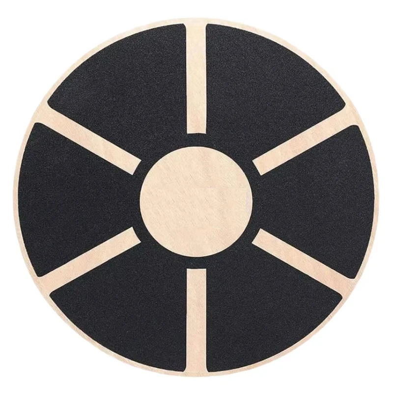 Yoga Wood Round Balance Board For Fitness Equipment Wobble Board Standing Desk Balance Board Trainer Gymnastics Balance Pad