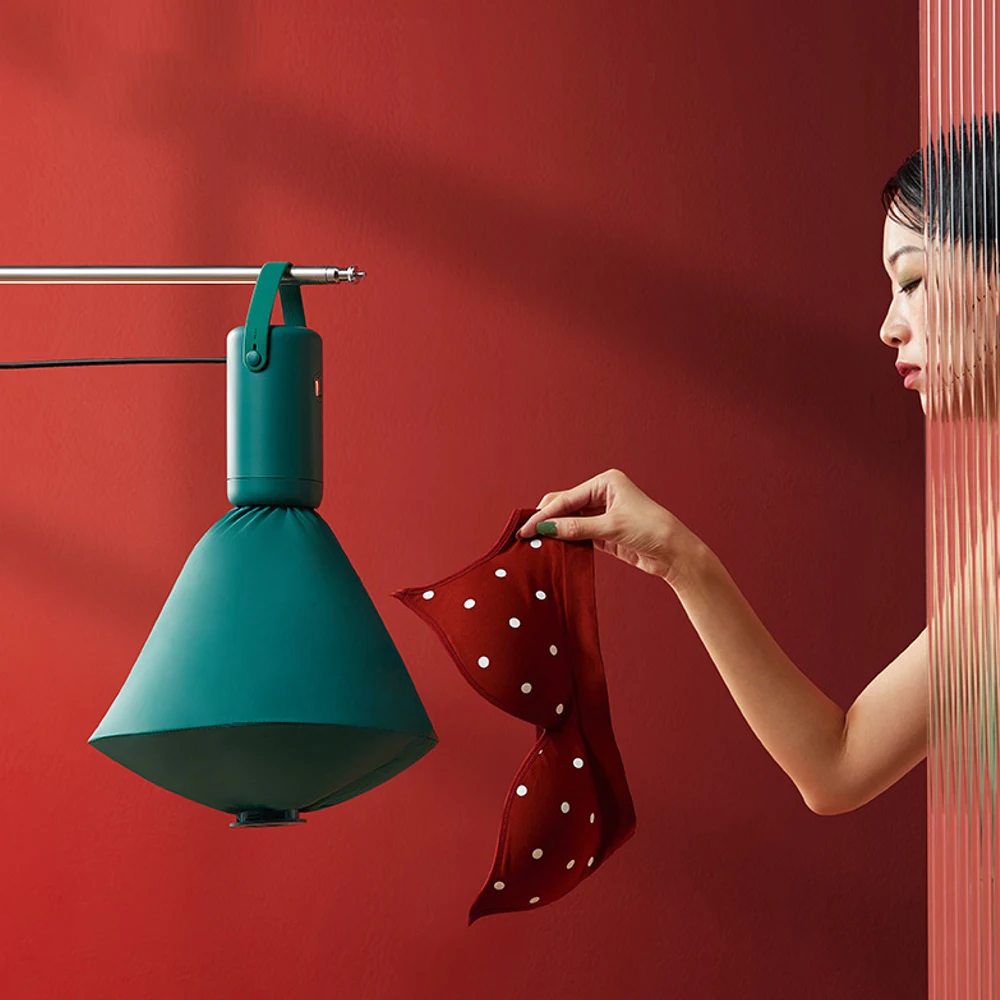 Умная мини-сушилка для одежды, сушилка с горячим воздухом, портативная электрическая сушилка для одежды для путешествий и домашнего использования