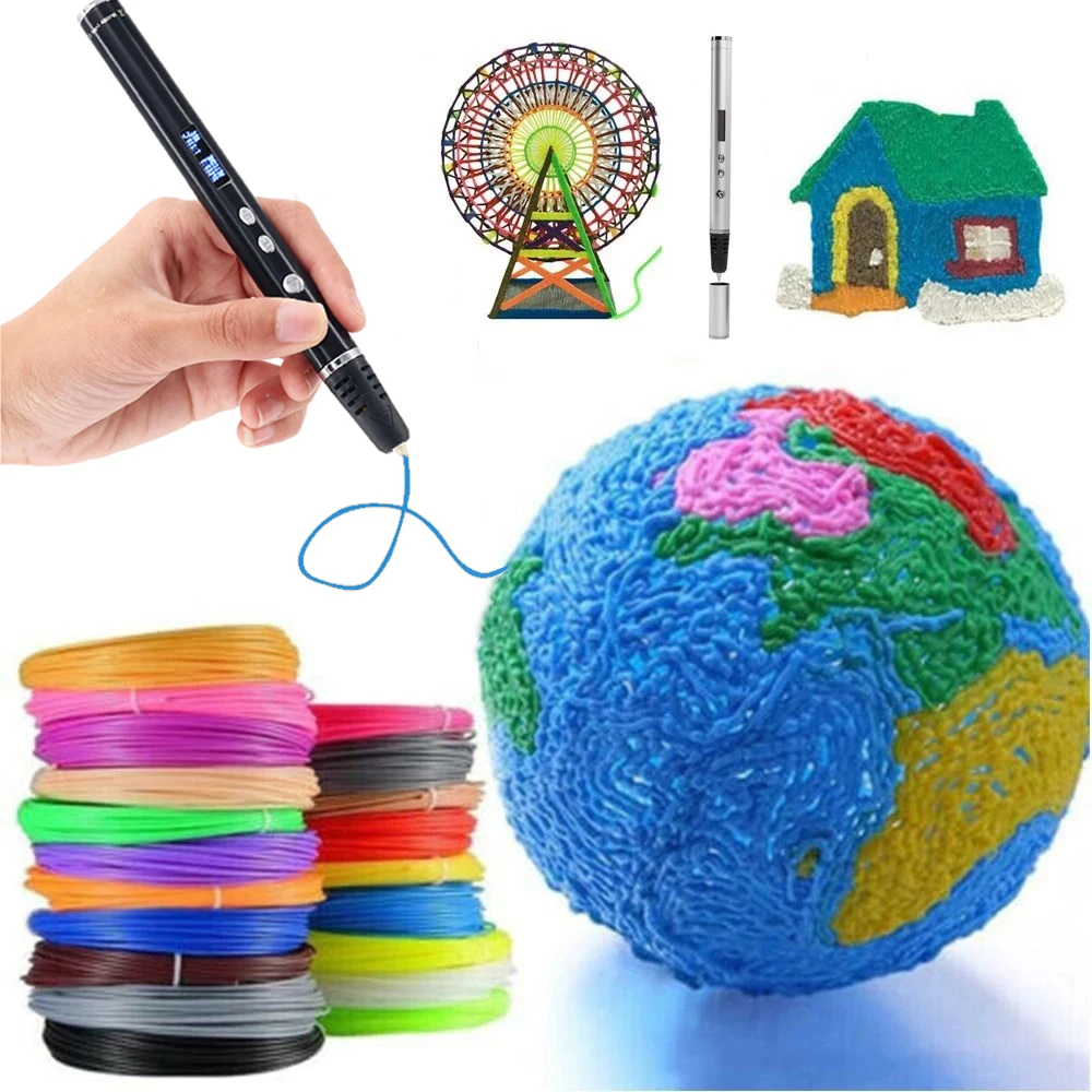 OLED Screen 3D Pens For Adults Children Pen Printer 3D Best Toys