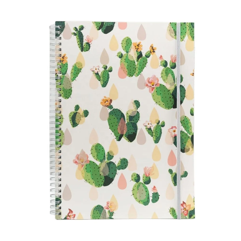 Customize Cheap Bulk A5 Wire Spiral Bound Hardcover Printing Notebook