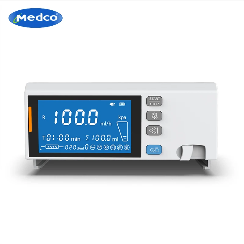 High Quality Portable 4.3 Inch Color IV Electric Touch Screen Medical Infusion Spring Pump
