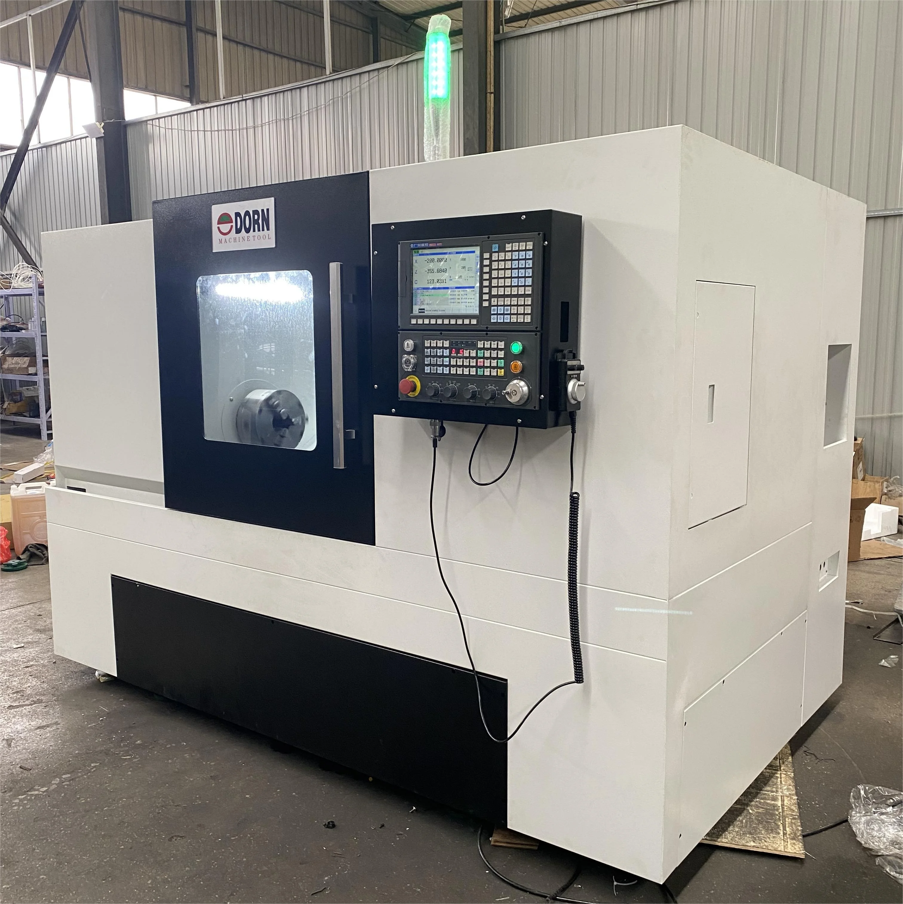 TCK50 Automatic GSK Control System Single Spindle CNC Turning Lathe Machine Heavy Duty Slant Bed Lathe Chinese Cheap Lathe Sale