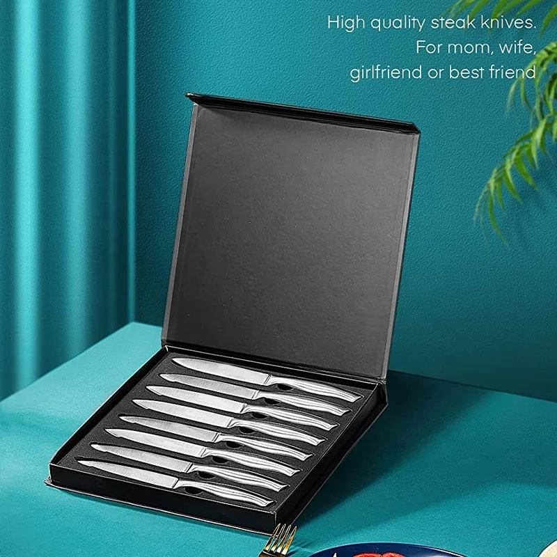 RUITAI Classical steak knife stainless steel cutting steak knife set with custom logo