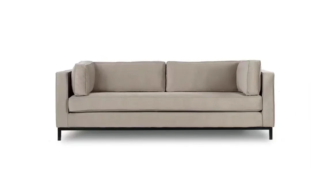 lifestyle living Room Furniture leather sofa with stainless steel legs sofa bed  china furniture living room fabric sofa