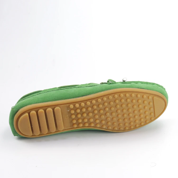 Women Casual Bowknot Penny Loafers Moccasins Driving Summer Leather Ladies Shoes Slip on Flat Boat Shoes
