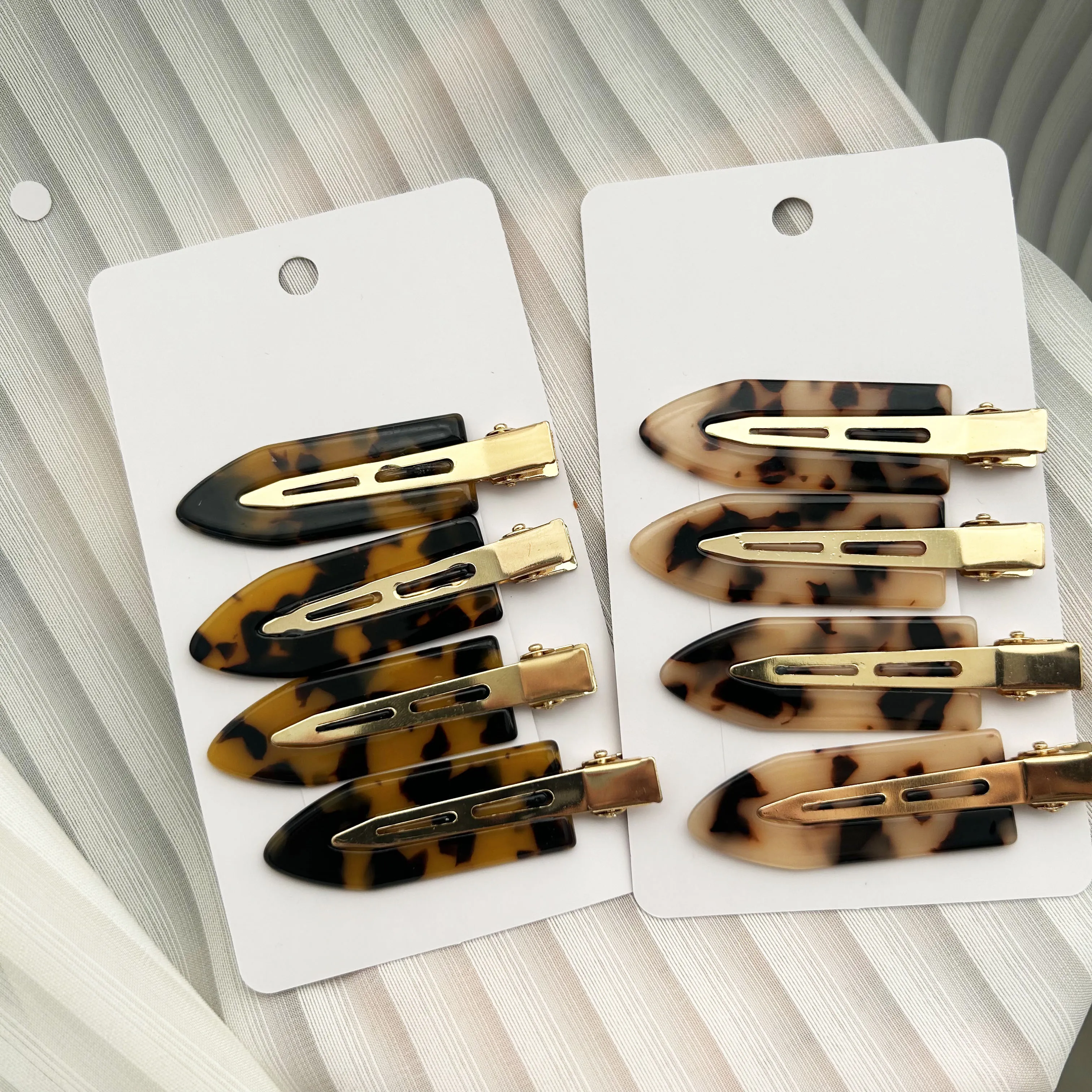 SAIYII Custom Logo Summer Color Wide Tooth Hair Comb Cellulose Acetate Eco Mini Hair Clip Comb Set For Girls And Women