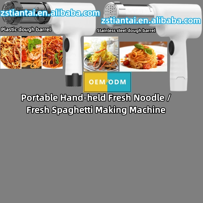 New style manual noodle making machine hand held electric dough press machine mini spaghetti pasta maker making machine