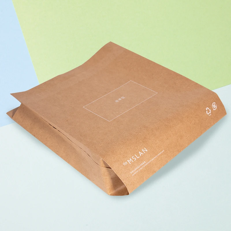 Custom Biodegradable Expandable Kraft Paper Mailer Gusset Kraft Paper Cardboard Envelope