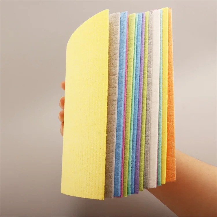 cartoon compressed sponge sheets kitchen round cellulose sponge biodegradable cellulose compressed sponges