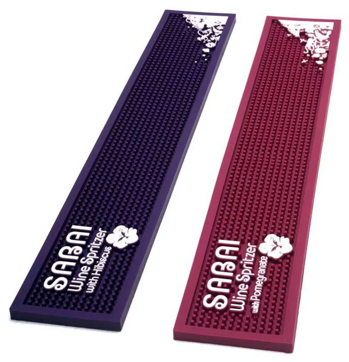 
New Product Non-slip Personalized Custom Bar Mat Soft PVC/Rubber Beer Bar Mat 