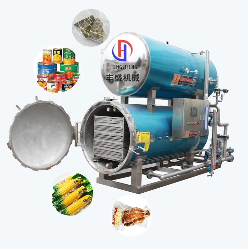 Retort machine autoclave steam sterilizer for milk