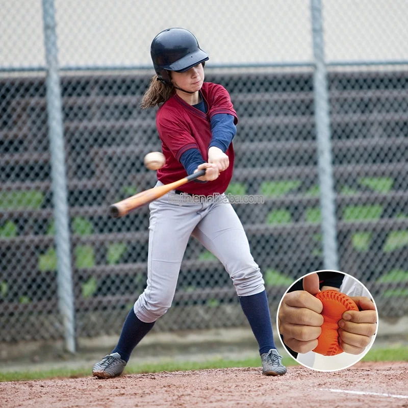 color baseball balls baseball softball soft  training pu practice ball de baseball stress ball