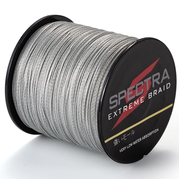 Плетеная многонитевая рыболовная леска DORISEA SPECTRA 4 нити 100 м-2000 м 6-100LBS 100%