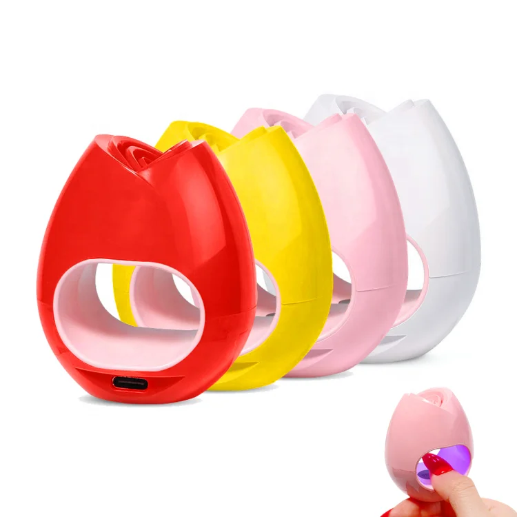 Portable Fast Drying Finger USB Rechargeable Nail Finger Lamp Mini Light Dryer UV Led Nail Lamp For Gel Curing