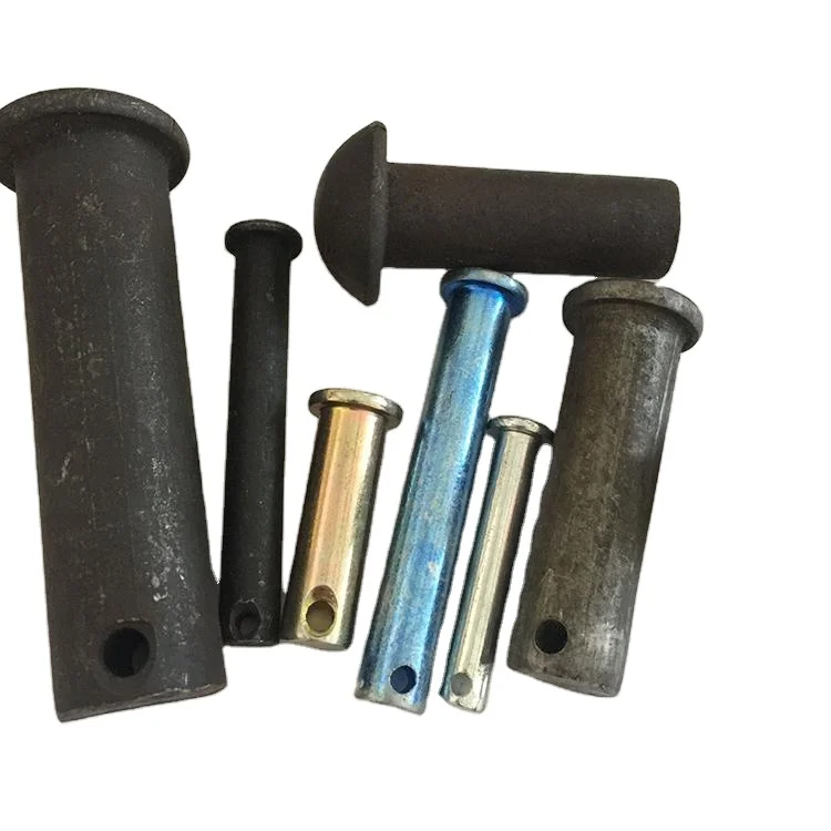 Pin shaft with holes DIN1434 Clevis Pin With Small Head And Split Pin Hole Carbon