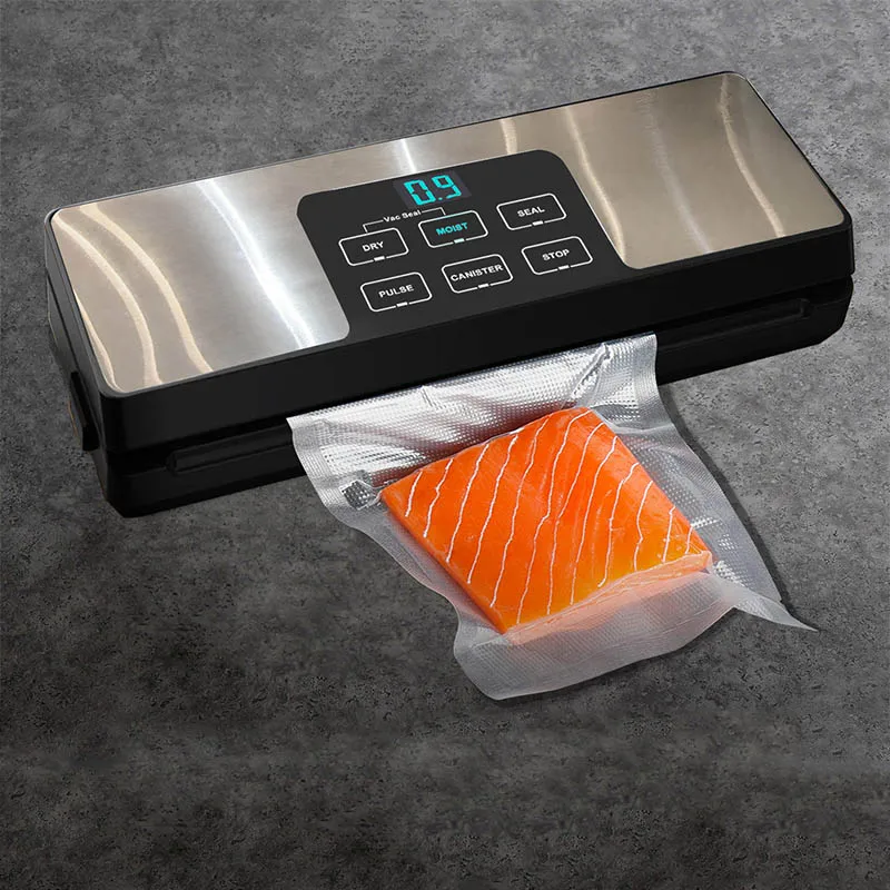 Vacuum Sealer Machine Stainless Steel Surface Hand Held Vacuum Sealer Automatic Vacuum Sealer