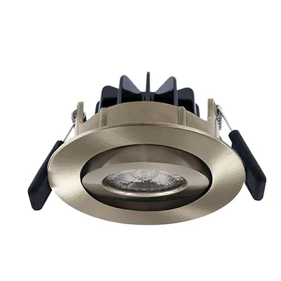 8W 40 Degree Beam Angle COB Down Light No Strobe Glare Anti-Glare Adjustable Led Spot Light IP44 White Black Recessed Downlight