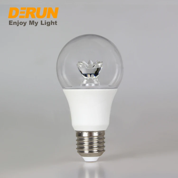 No Flicker ERP LED A60 clear frosted cover 5W 6W 7W 127V 220V 240V Led bulb Round Globe LED Lights , LED-CLEAR