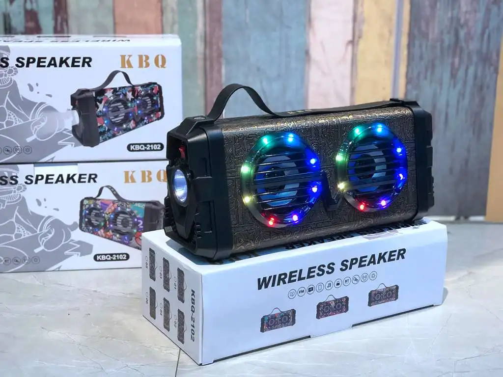 Bluetooth Boom box speaker 10W with microphone KBQ-2102 NEW