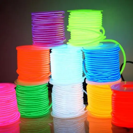 neon lights roll neon led lights flexible soft strip transparent wire for neon light custom led