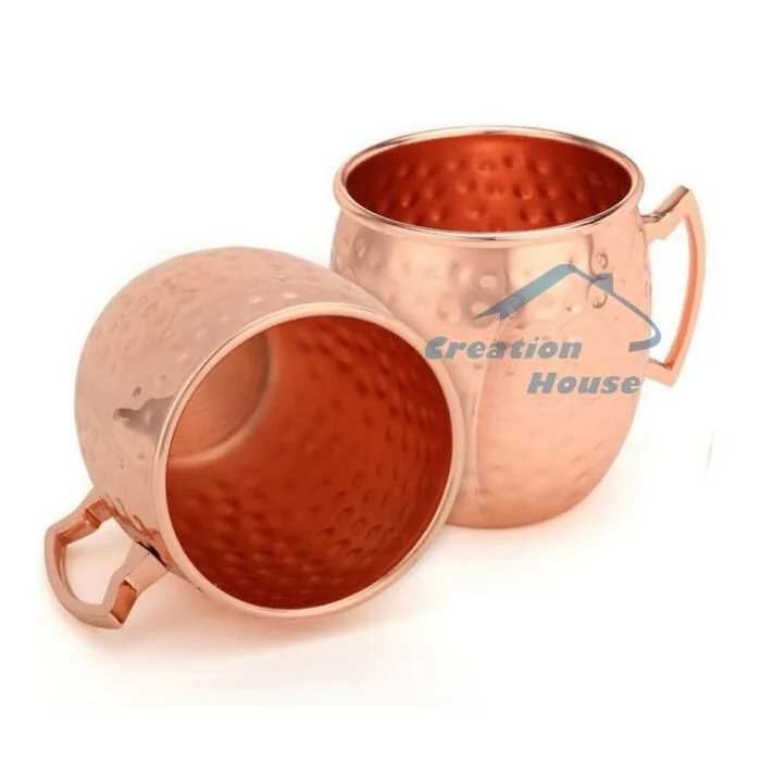  Copper With Brass Handle Moscow Mule Beer Mugs