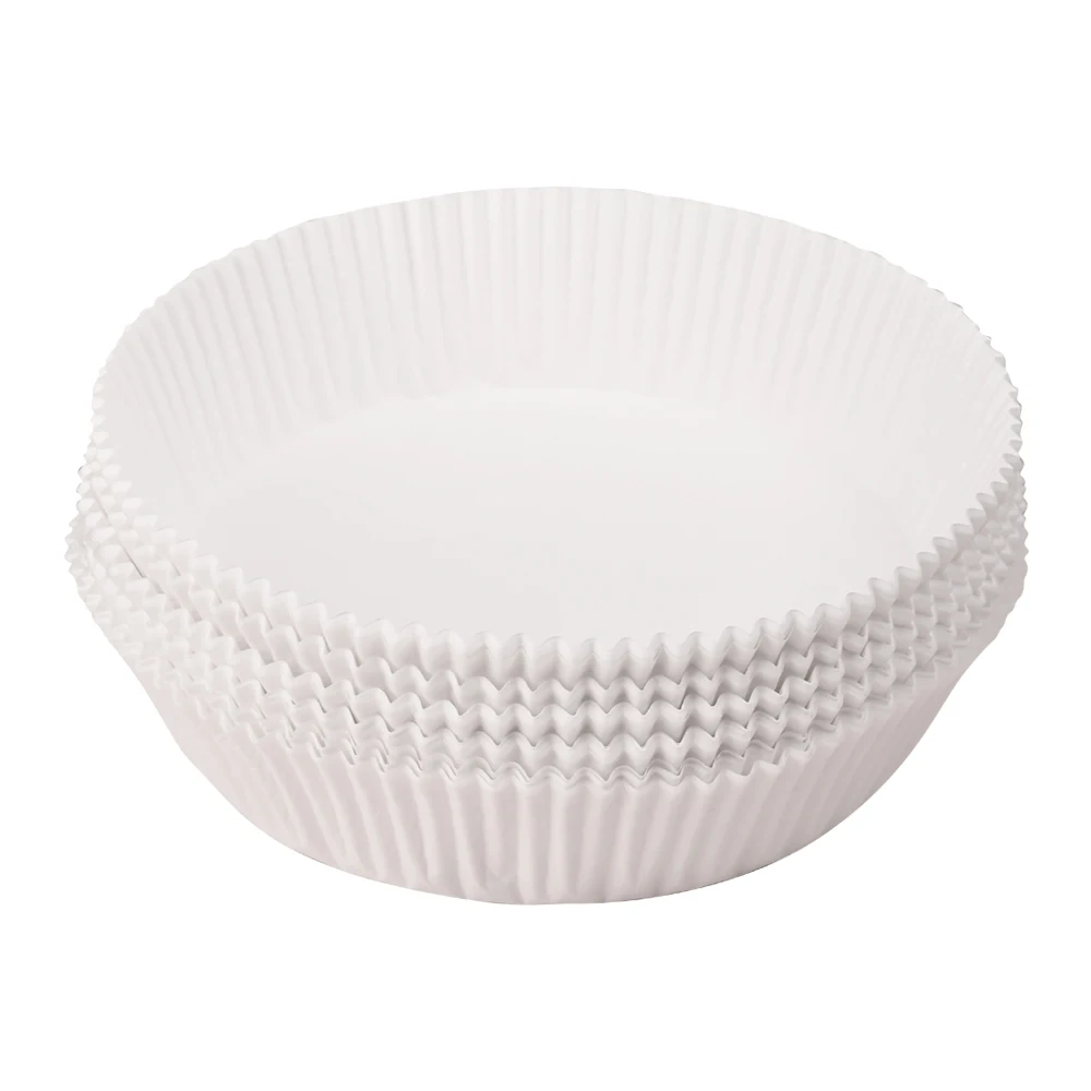customized size  oil proof disposable round food grade  parchment baking silicone air fryer  liners air fryer paper  container