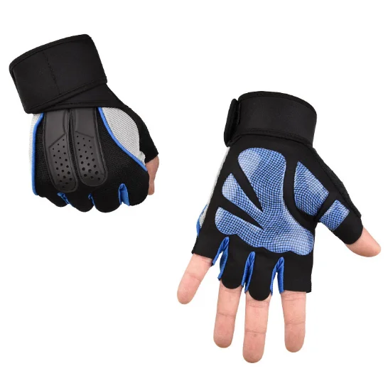 
Ready To Ship Windproof Breathable Cycling Gloves Half Finger For Men And Women 