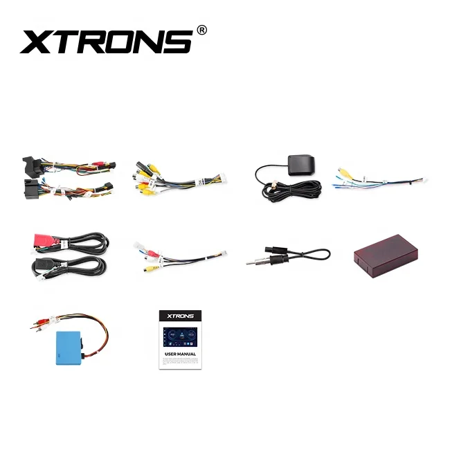 XTRONS 9 inch touch screen Android player central multimedia car radio for Porsche Cayenne 1 din android 12 car Stereo