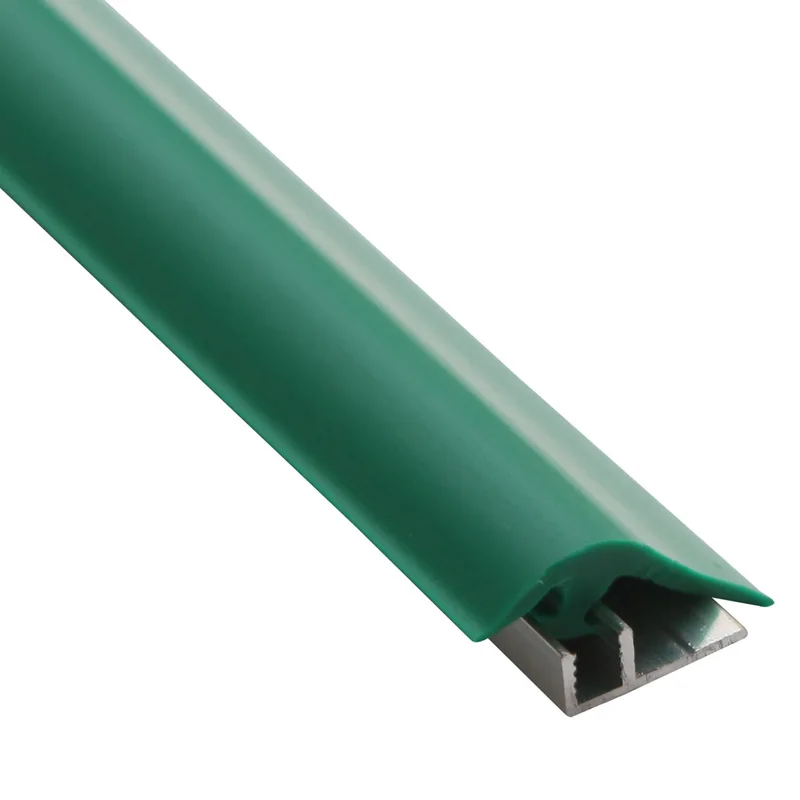 Top PVC with aluminum base rubber plastic tile to carpet transition strips