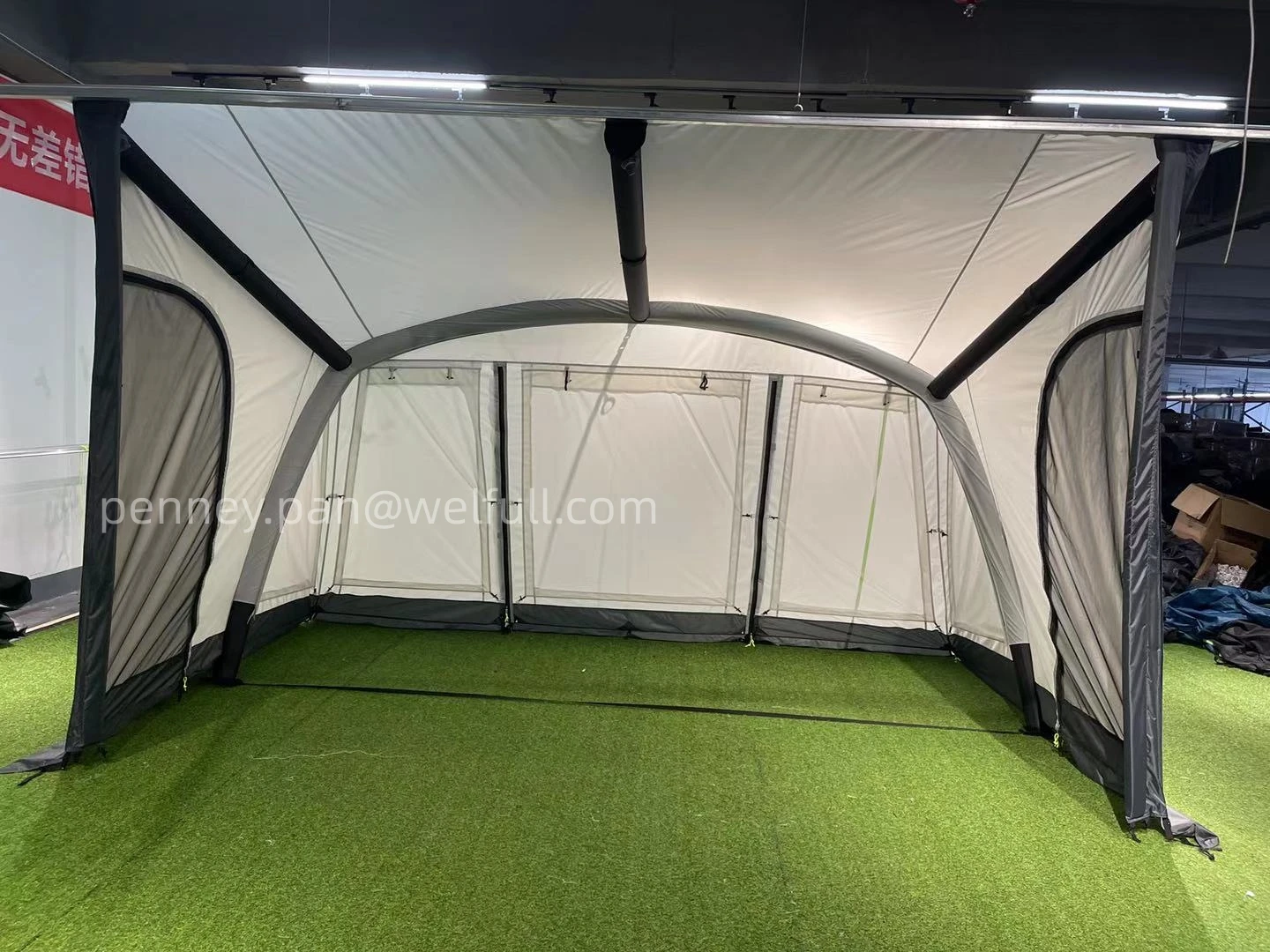 Self-driving Tour Outdoor Camping Car Awning Tent Waterproof Portable Inflatable RV Air Tent for Caravans