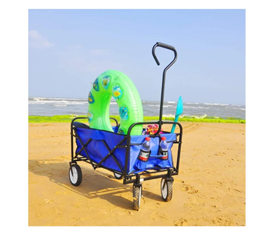 
Foldable outdoor garden trolley Play beach cart for the beach camping wagon 