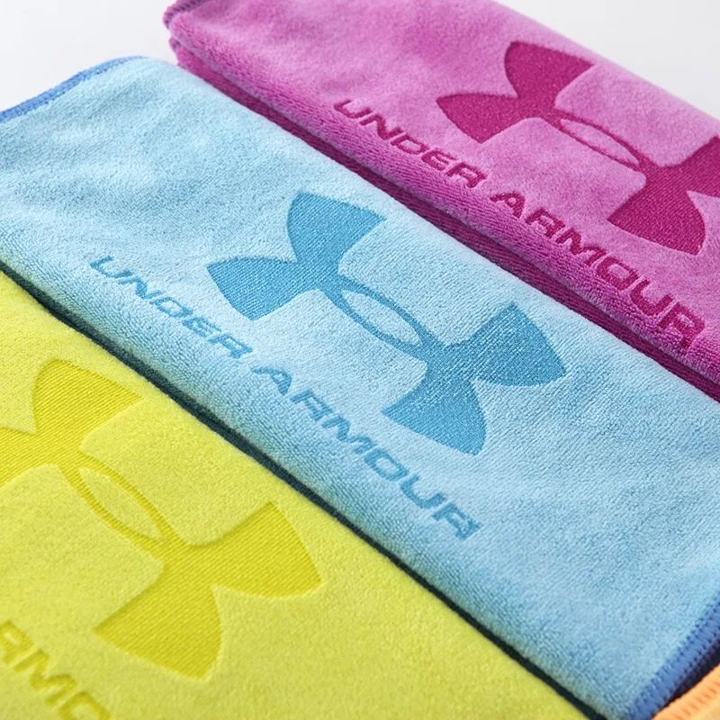 wholesale super absorption suede Quick Dry custom logo workout towel microfiber sports gym towel