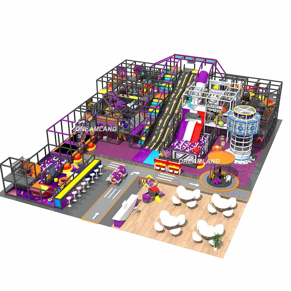 Space theme children indoor soft play area naughty Attractive Labyrinth Children Play Indoor Playground