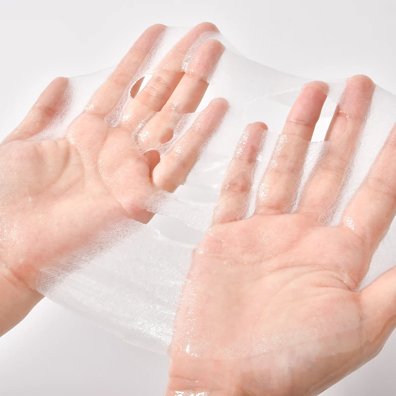 professional facial materials Factory tencel2 Lyocell facial mask material Non-woven fabric white skin care Hot sell