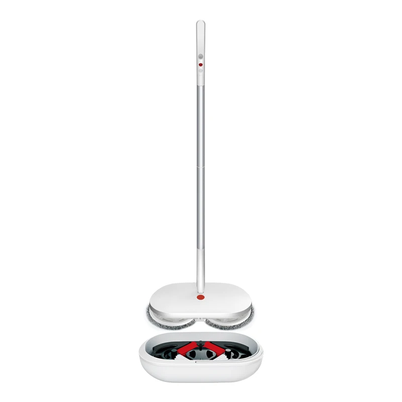 Digital electronic intelligent mop with spray and spin
