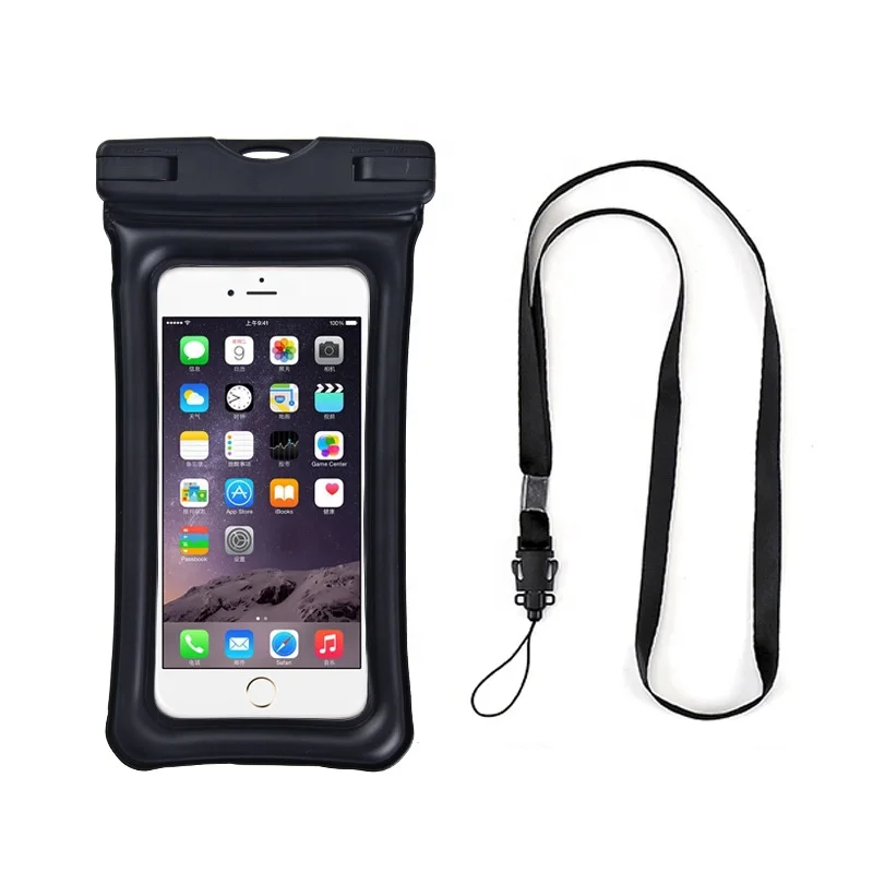 Mobile phone waterproof bag high sensitivity touch screen waterproof mobile phone shell air bag floating rope