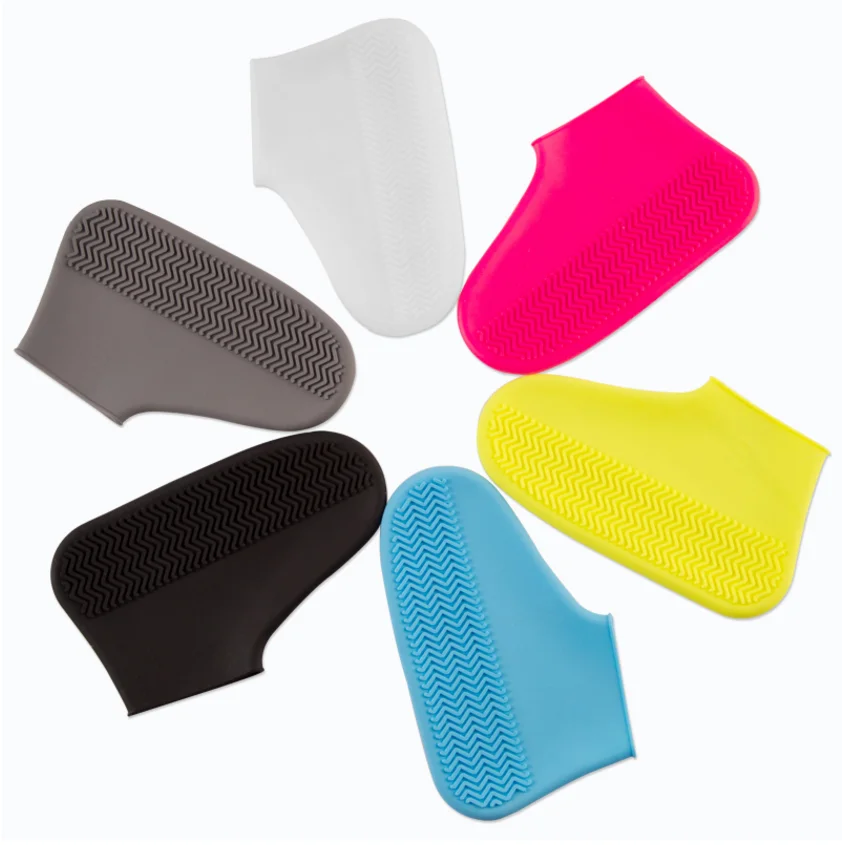 Wholesale New Waterproof Silicone Rain Boots Thickened Silicon Protective Shoes Covers Reusable Rain Leakproof Shoe Cover