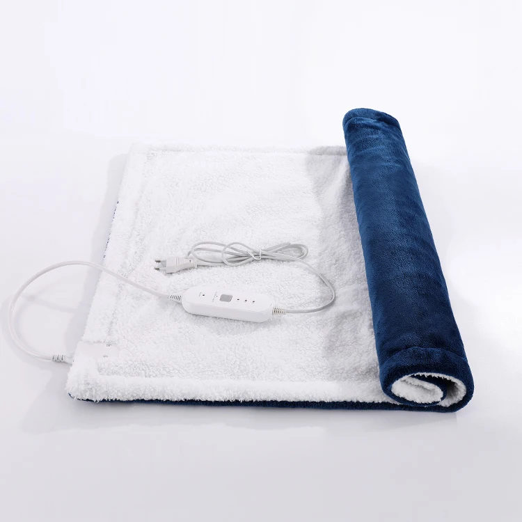80x60cm electric knee blanket Custom rechargeable heated blanket throw  electric blanket    FROM Ainik
