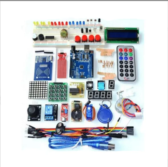 Starter  Kit for UnoR3  aArduino Upgrade Starter Kit for RFID Stepper Motor  W/Tutorial Compatible with Arduin Diy Kit
