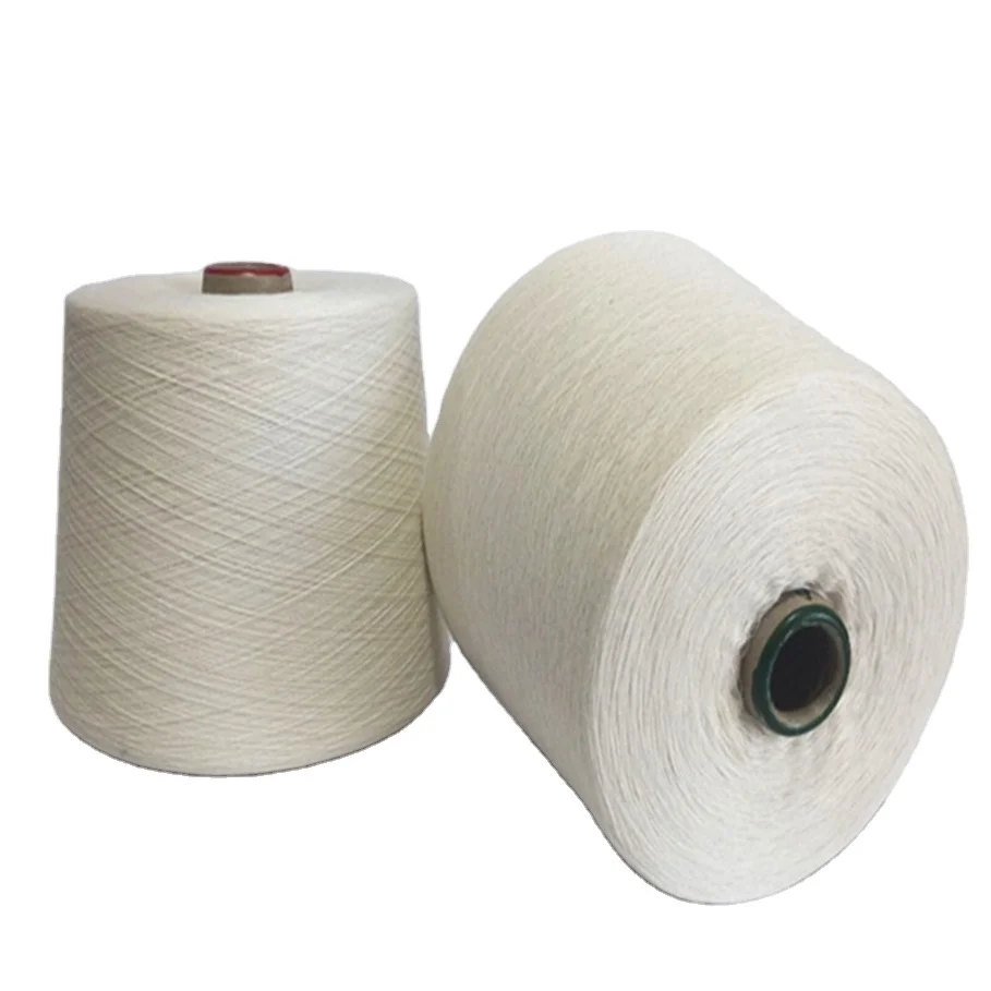 Wholesale 100% Cotton Yarn Milk Cotton Yarn 4 PLY 5 PLY Blended Knitting Yarn