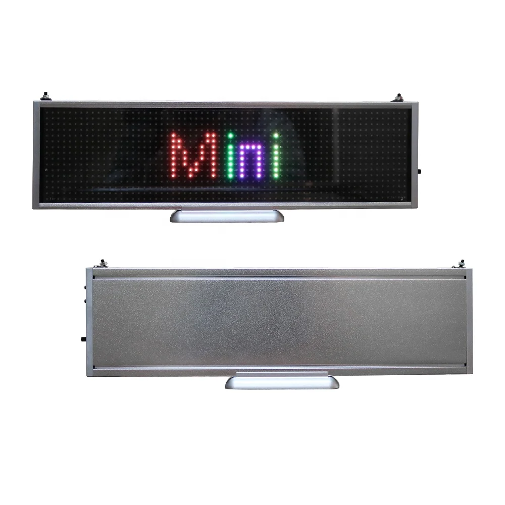  5V ~ 30v led движущееся сообщение Настольный рекламный WIFI USB мини светодиодный