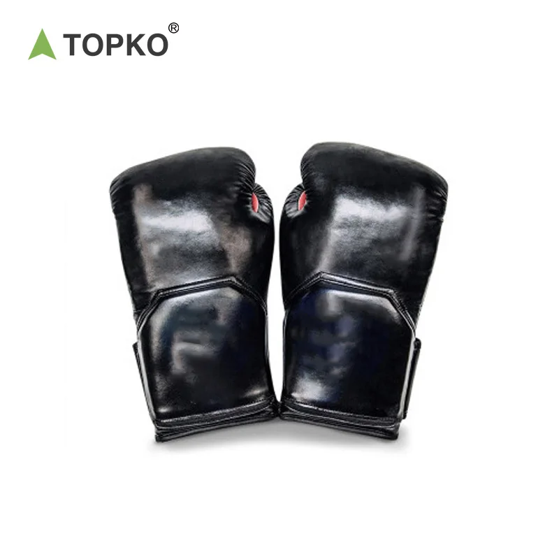 Профессиональные Высококачественные Боксерские перчатки TOPKO из полиуретана и ЭВА высокой плотности, 12 унций/14 унций/16 унций, боксерские перчатки